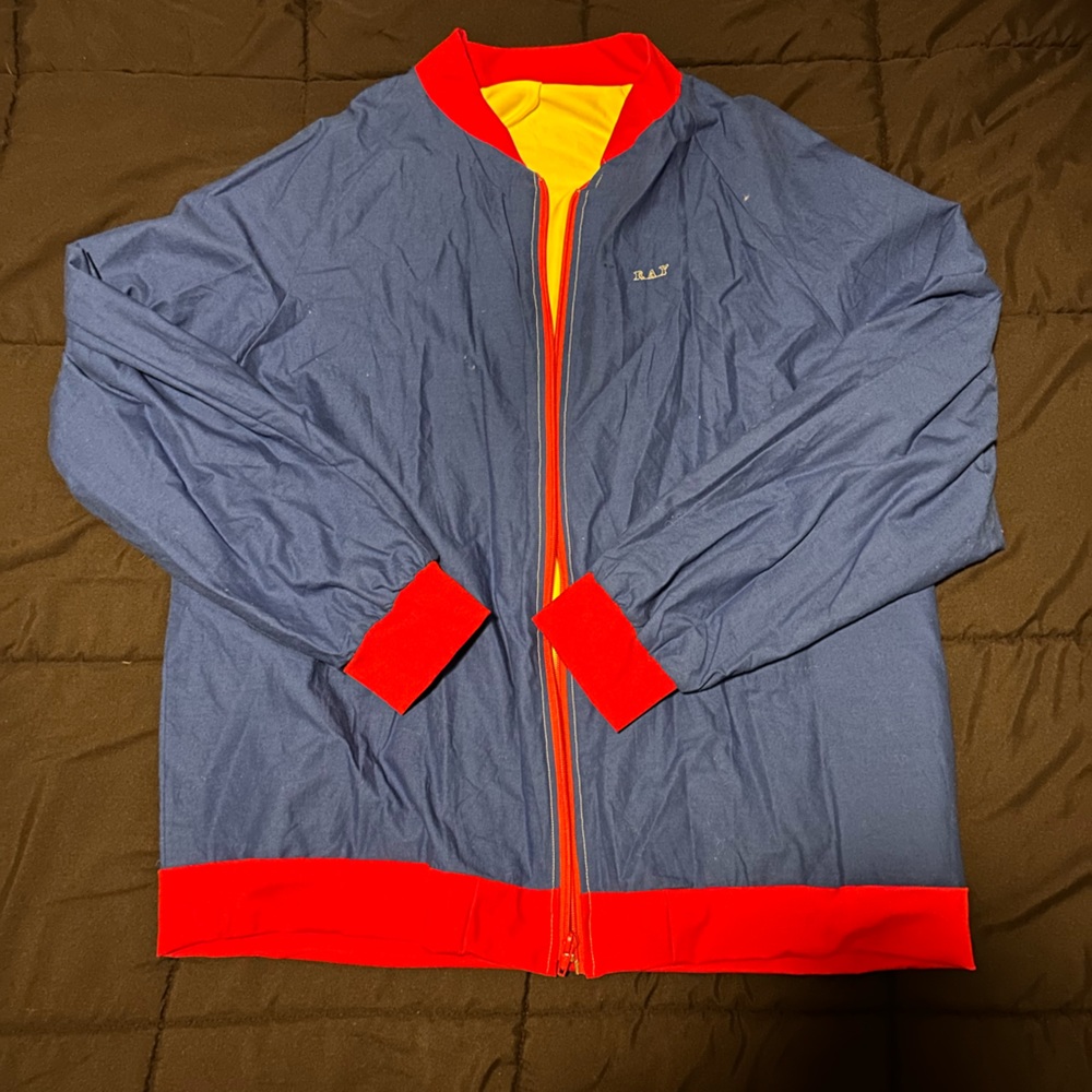 Disney, blue and yellow, L men’s bomber jacket